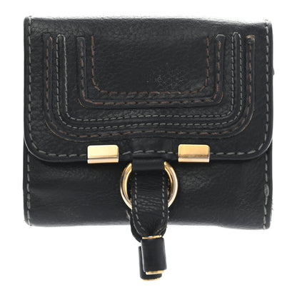 Chloe Grained Calfskin Marcie Square Wallet Black 1 of 19