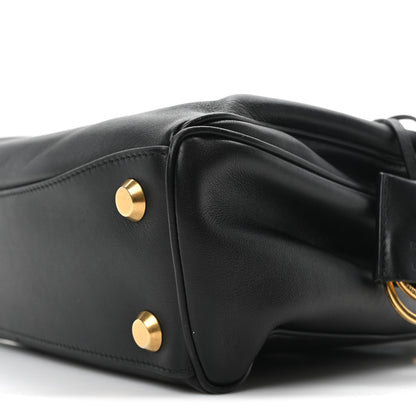 Balenciaga Natural Smooth Calfskin Small Rodeo Top Handle Handbag Black 9 of 9