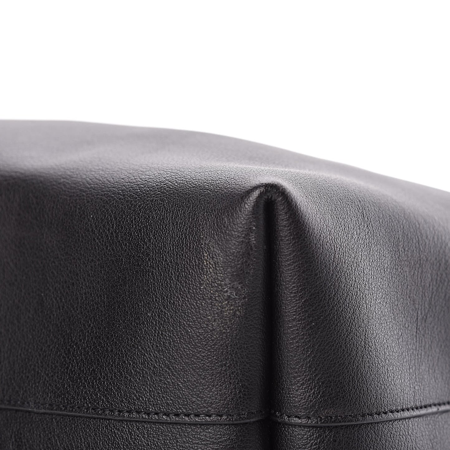 Calfskin Large Shopping Tote Black