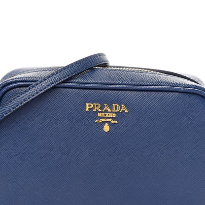 Prada Saffiano Mini Camera Crossbody Bag Royal 9 of 9