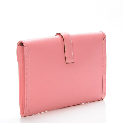 Hermes Epsom Jige PM Clutch Rose Confetti 3 of 6