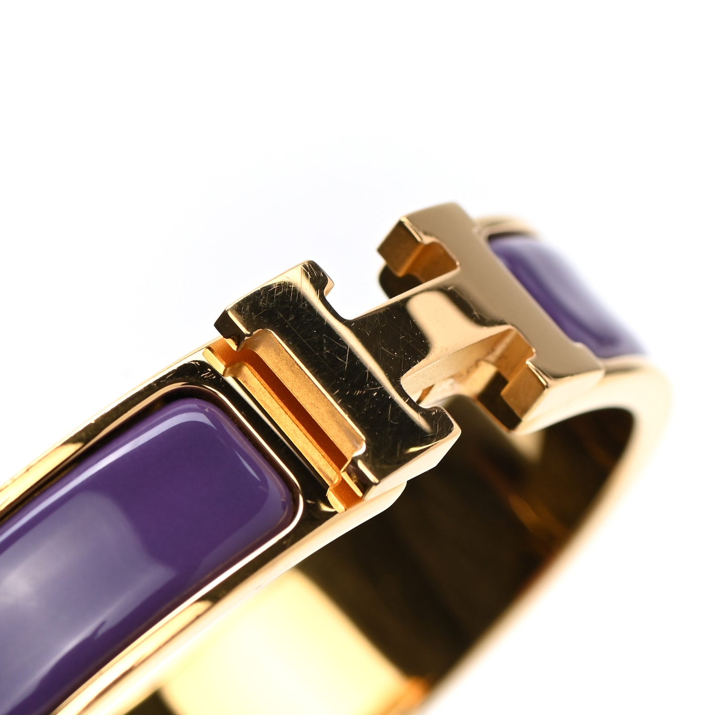 Enamel Narrow Clic Clac H Bracelet PM Iris