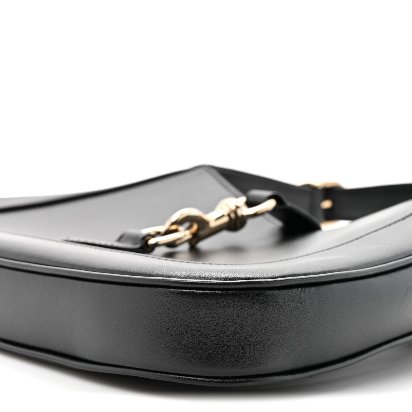 Calfskin Small Jackie Shoulder Bag Black