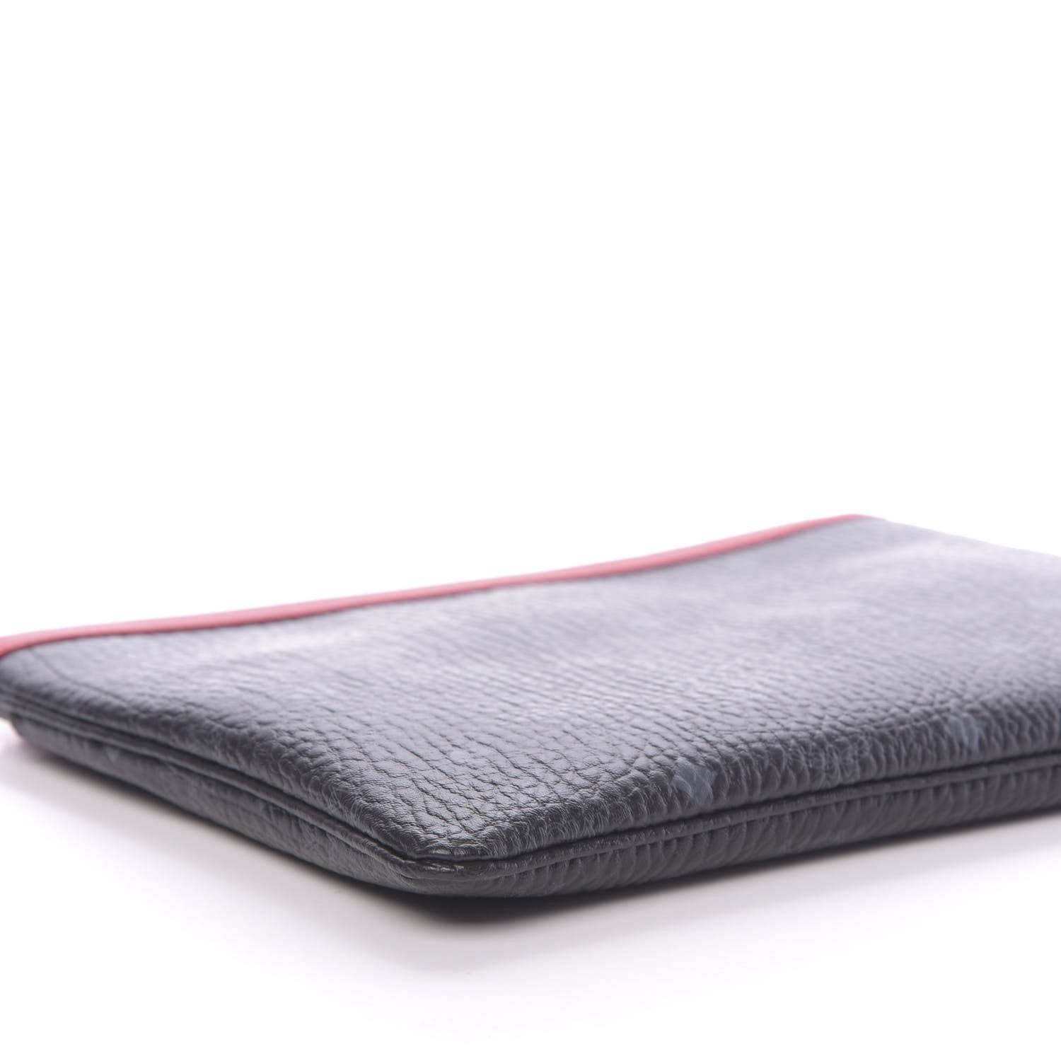 MCM Visetos Crossbody Pouch Black Red 7 of 9