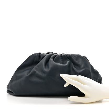 Bottega Veneta Smooth Butter Calf The Pouch Oversized Clutch Deep Blue 2 of 10