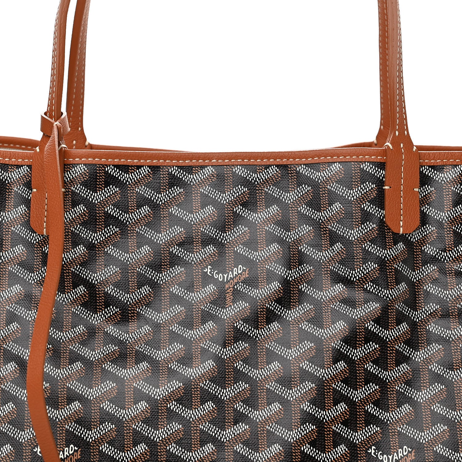 Goyard Goyardine Saint Louis GM Black Gold 8 of 10