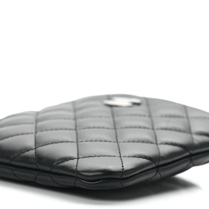 Chanel Lambskin Quilted Crossbody Bag Black 10 of 10