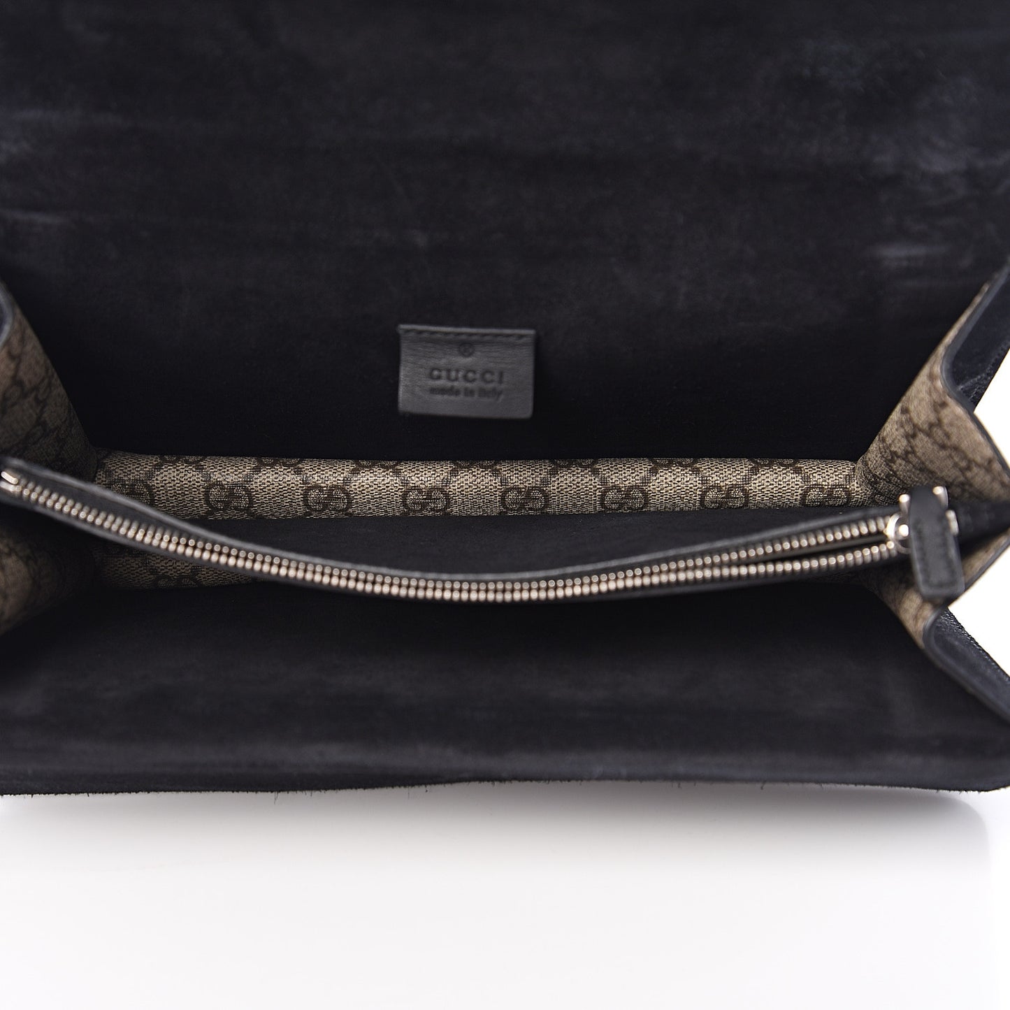 GG Supreme Monogram Small Dionysus Shoulder Bag Black