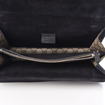 Gucci GG Supreme Monogram Small Dionysus Shoulder Bag Black 4 of 11