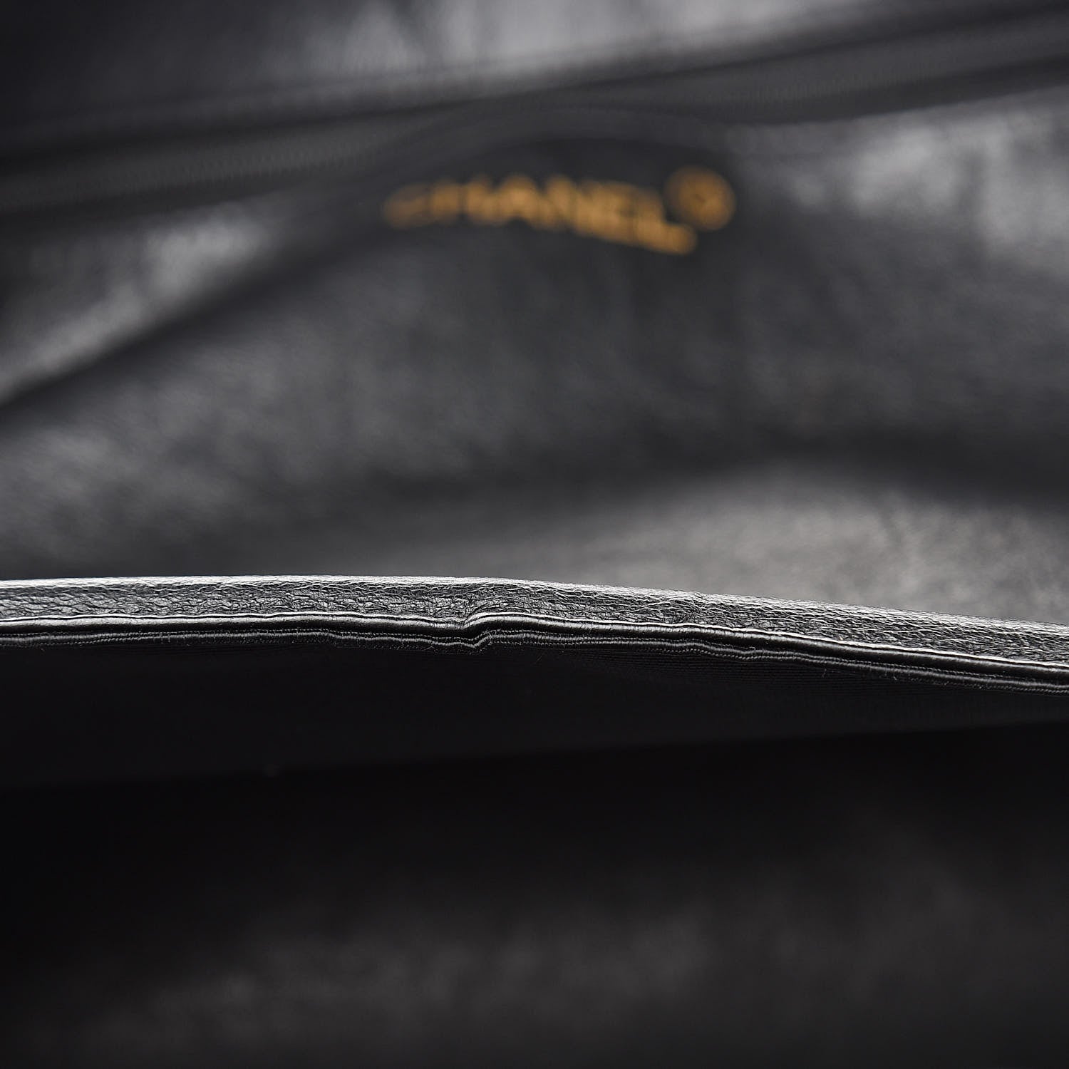 Chanel Lambskin CC Tote Black 13 of 14