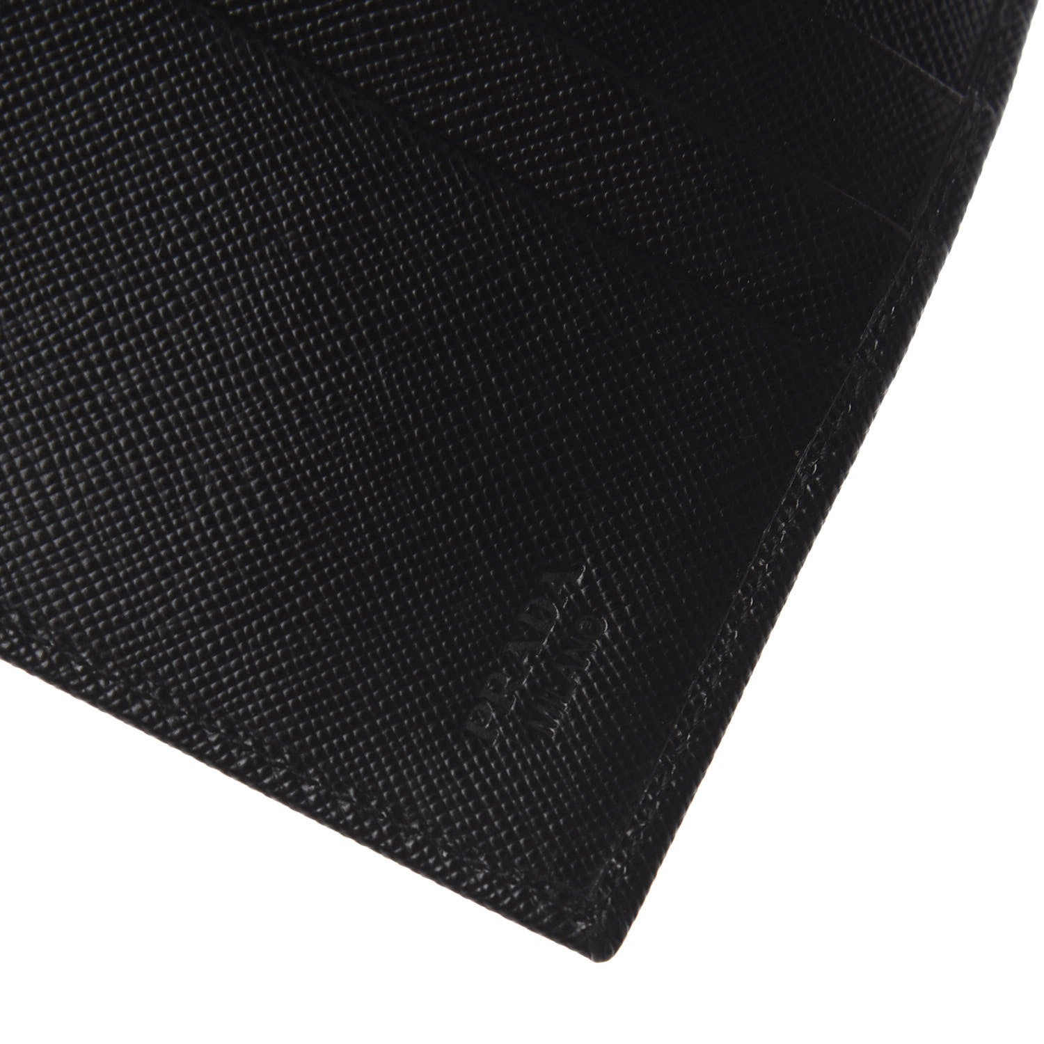 Prada Saffiano Bi-Fold Wallet Black 6 of 6