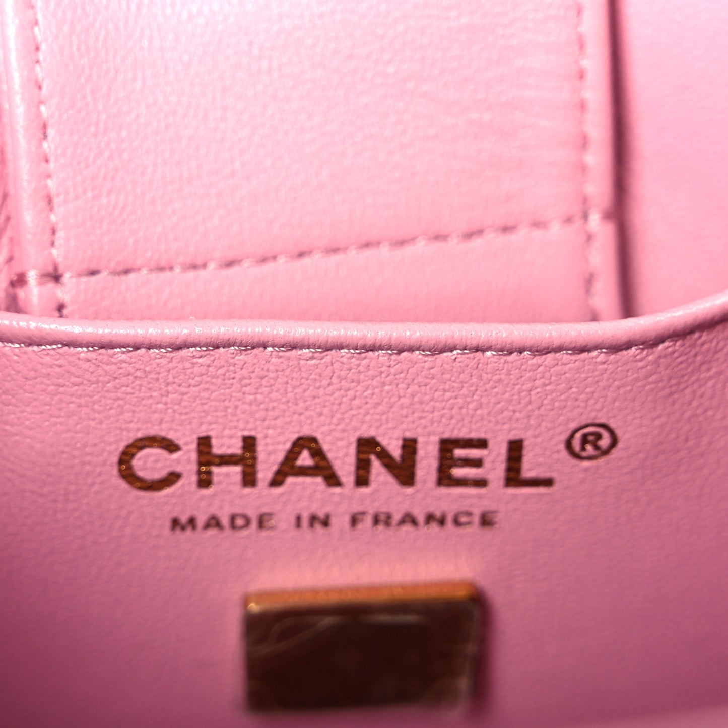 Caviar Quilted Mini Bucket Bag Pink