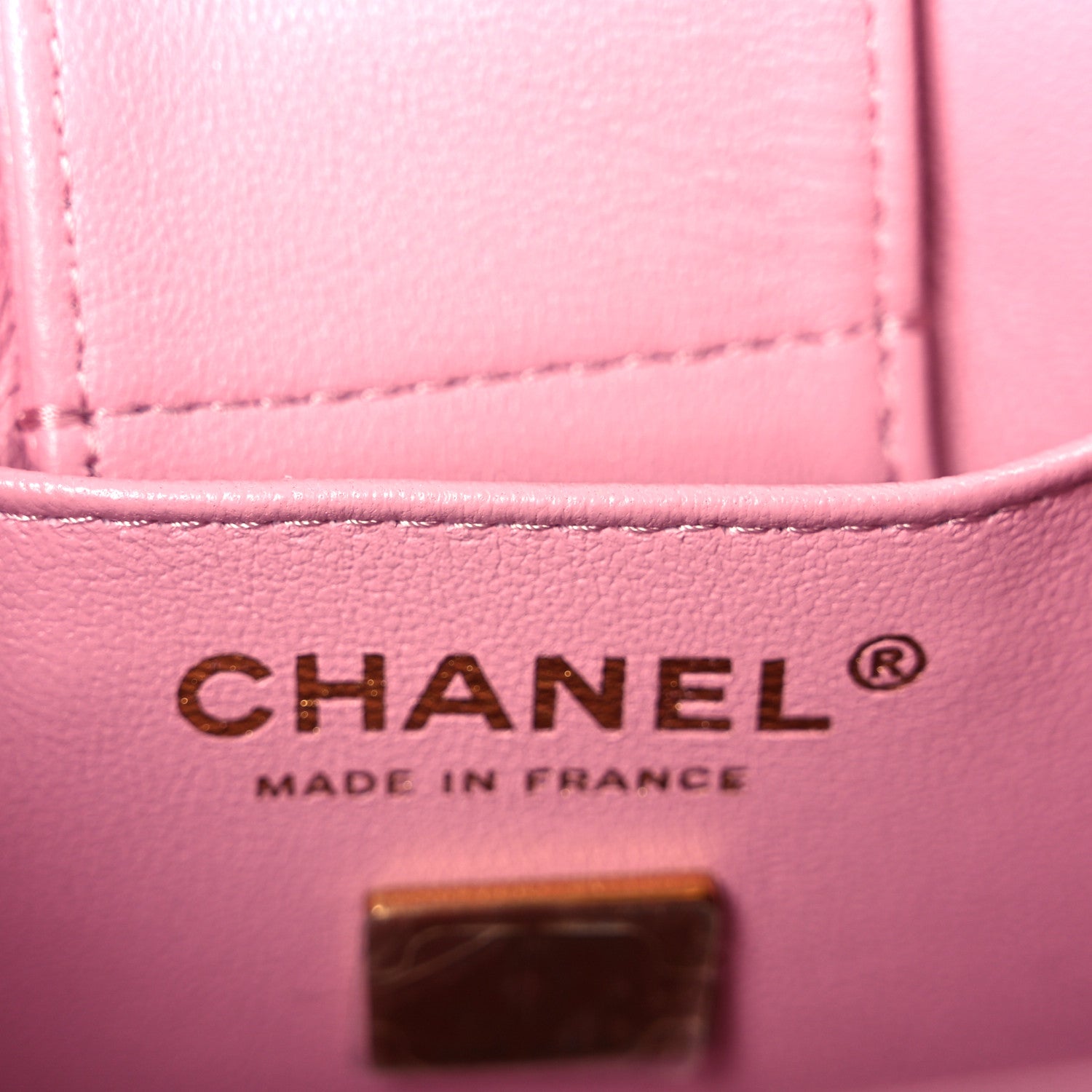 Chanel Caviar Quilted Mini Bucket Bag Pink 6 of 10
