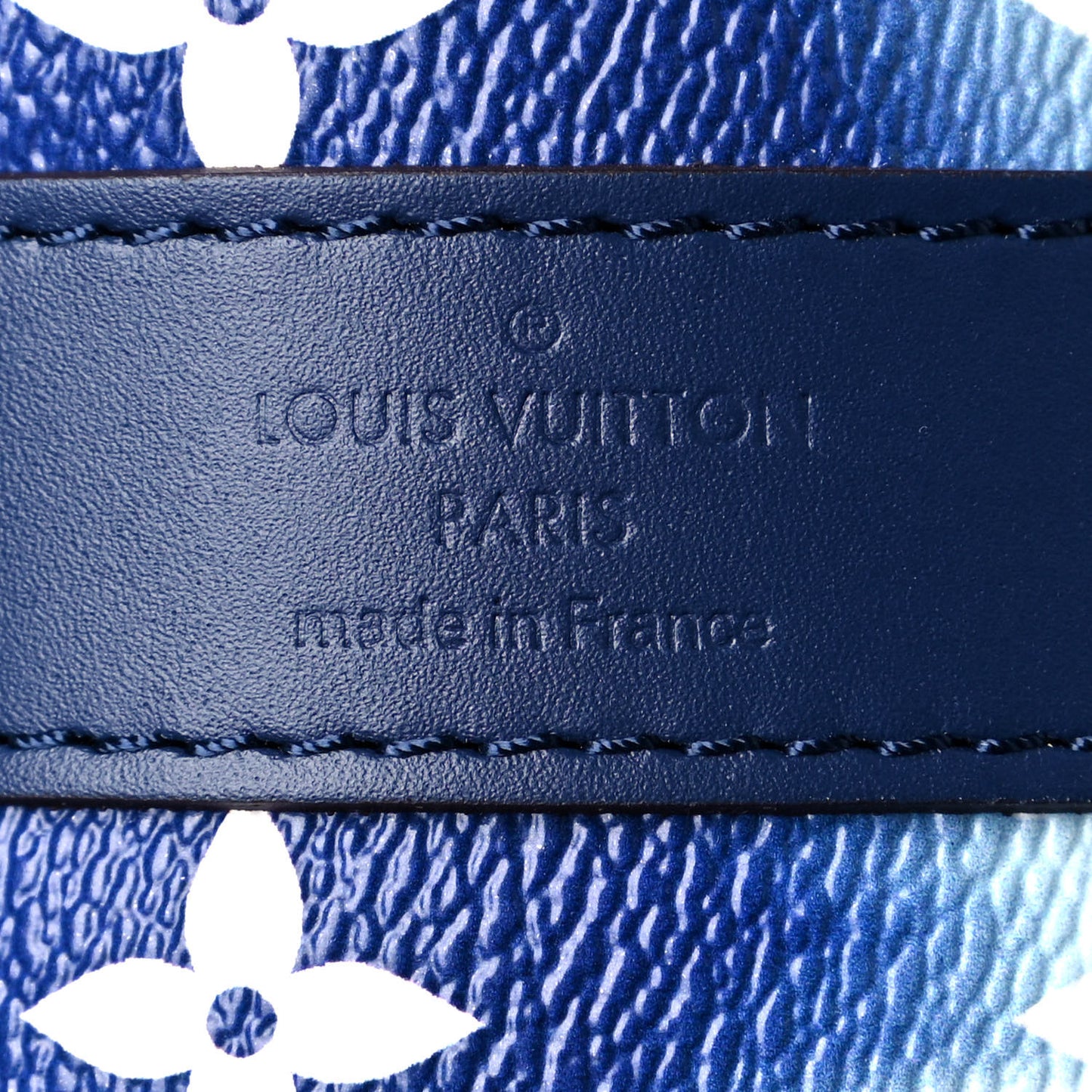 Monogram Escale Keepall Bandouliere 50 Blue
