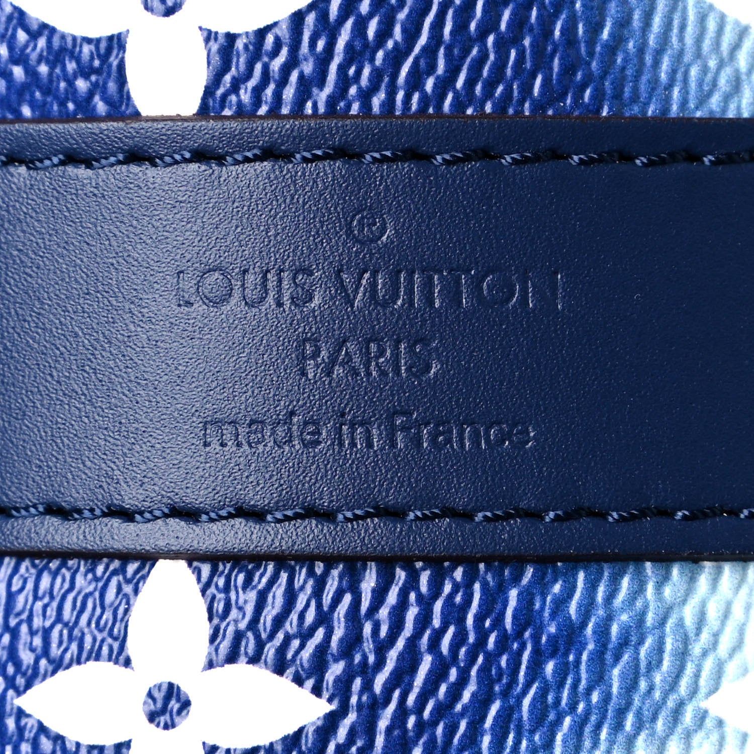 Louis Vuitton Monogram Escale Keepall Bandouliere 50 Blue 7 of 8