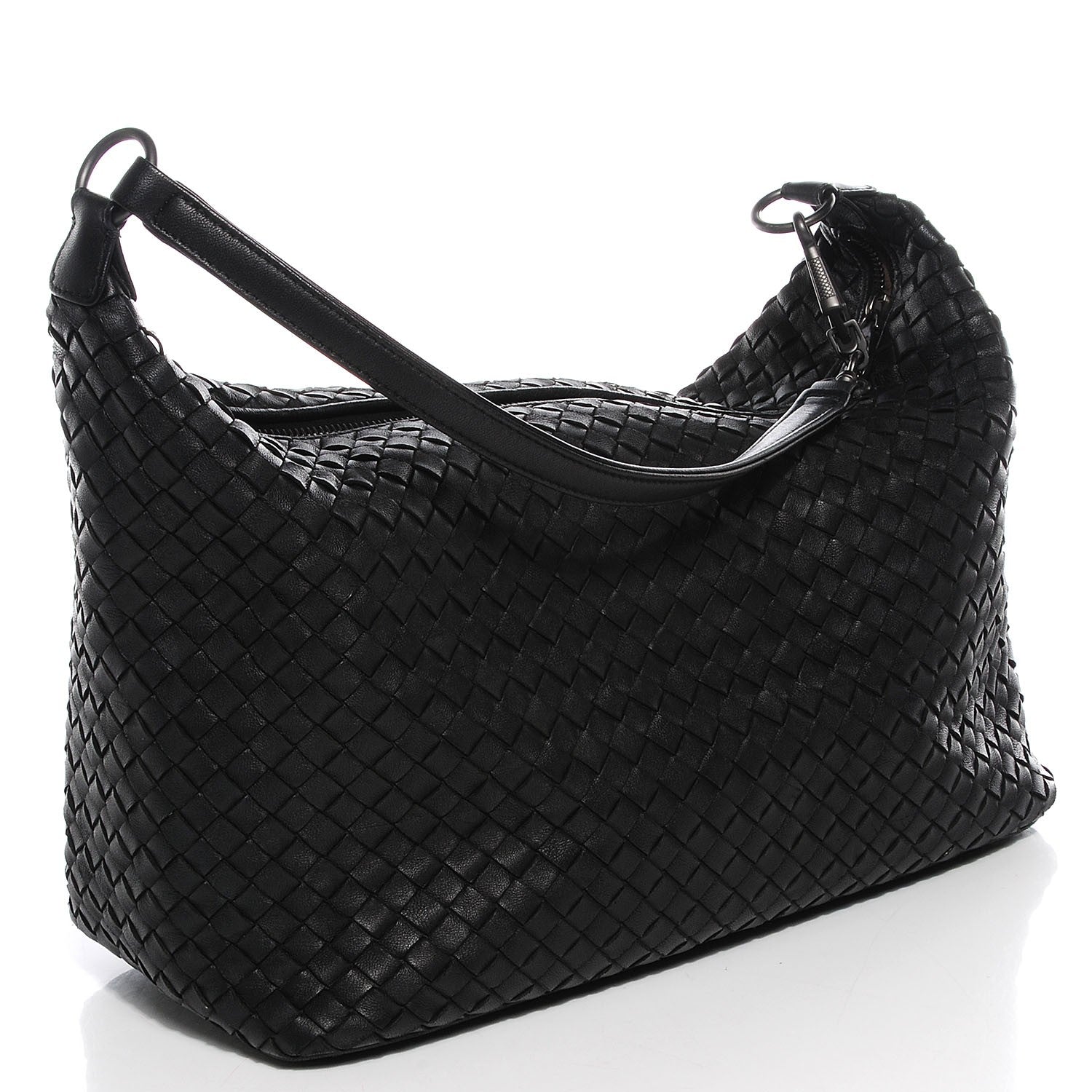 Bottega Veneta Nappa Intrecciato Small Shoulder Bag Tourmaline 3 of 8