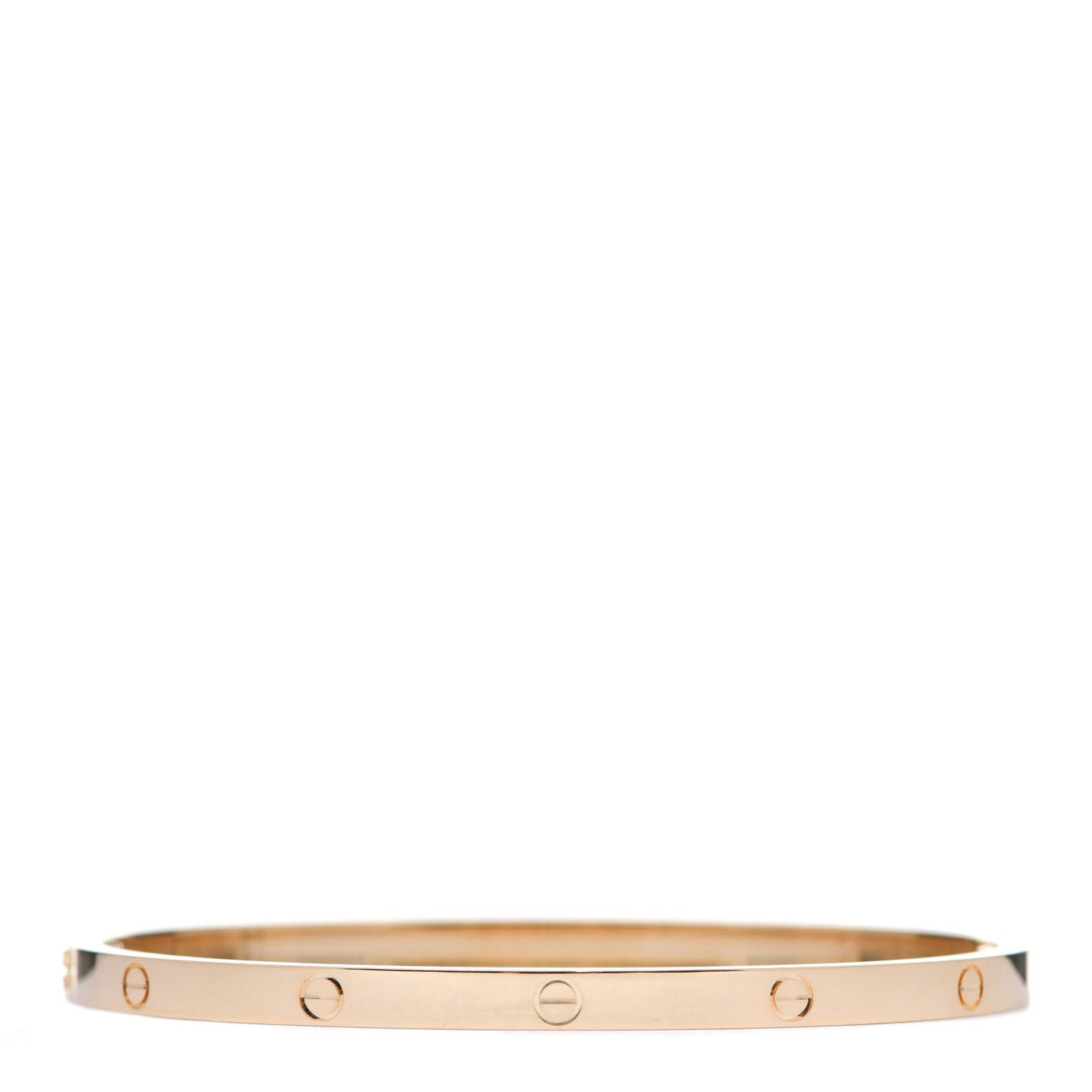 18K Yellow Gold Small LOVE Bracelet 17