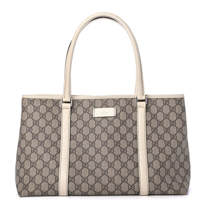 Gucci GG Plus Monogram Medium Joy Tote White 1 of 4