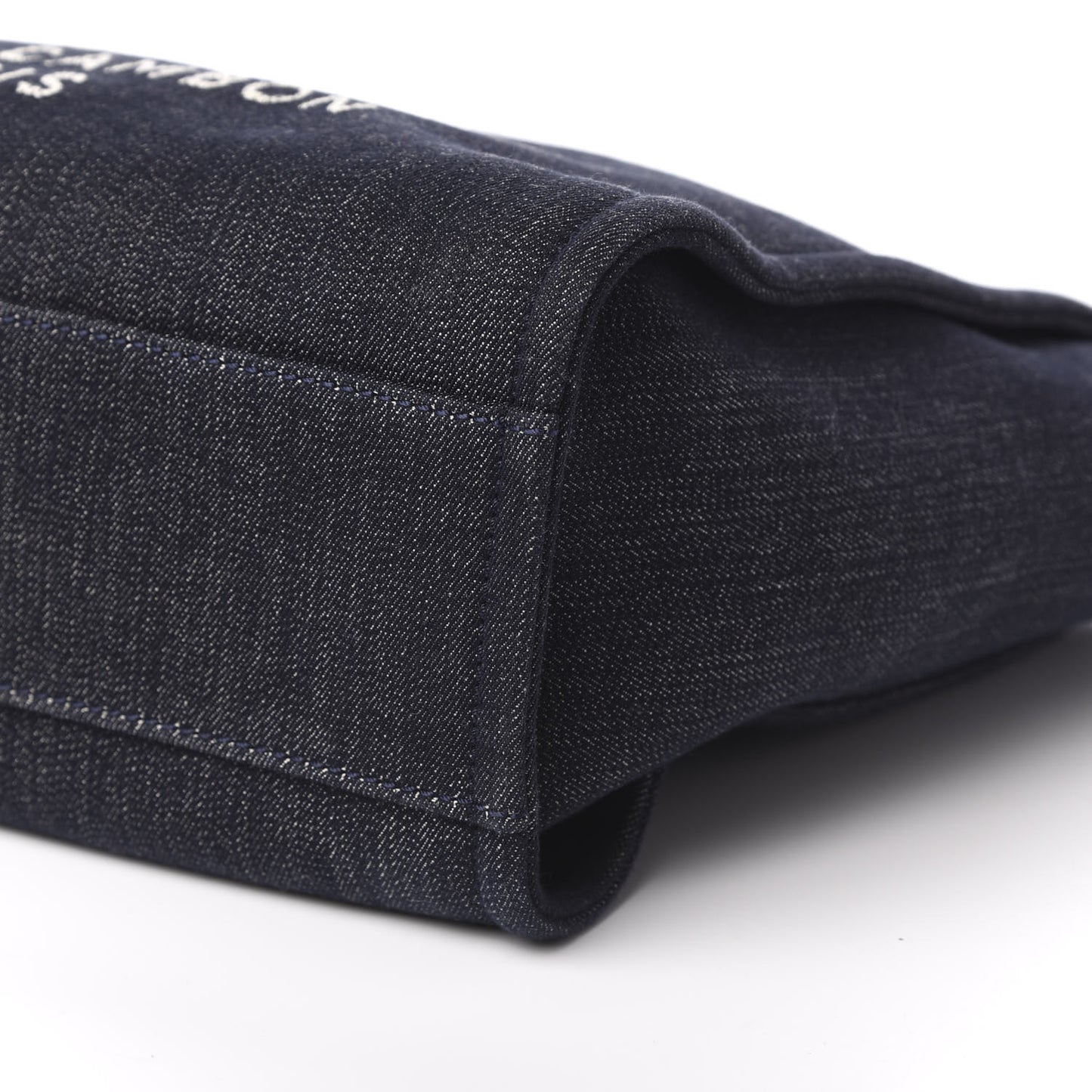 Denim Small Deauville Tote Dark Blue