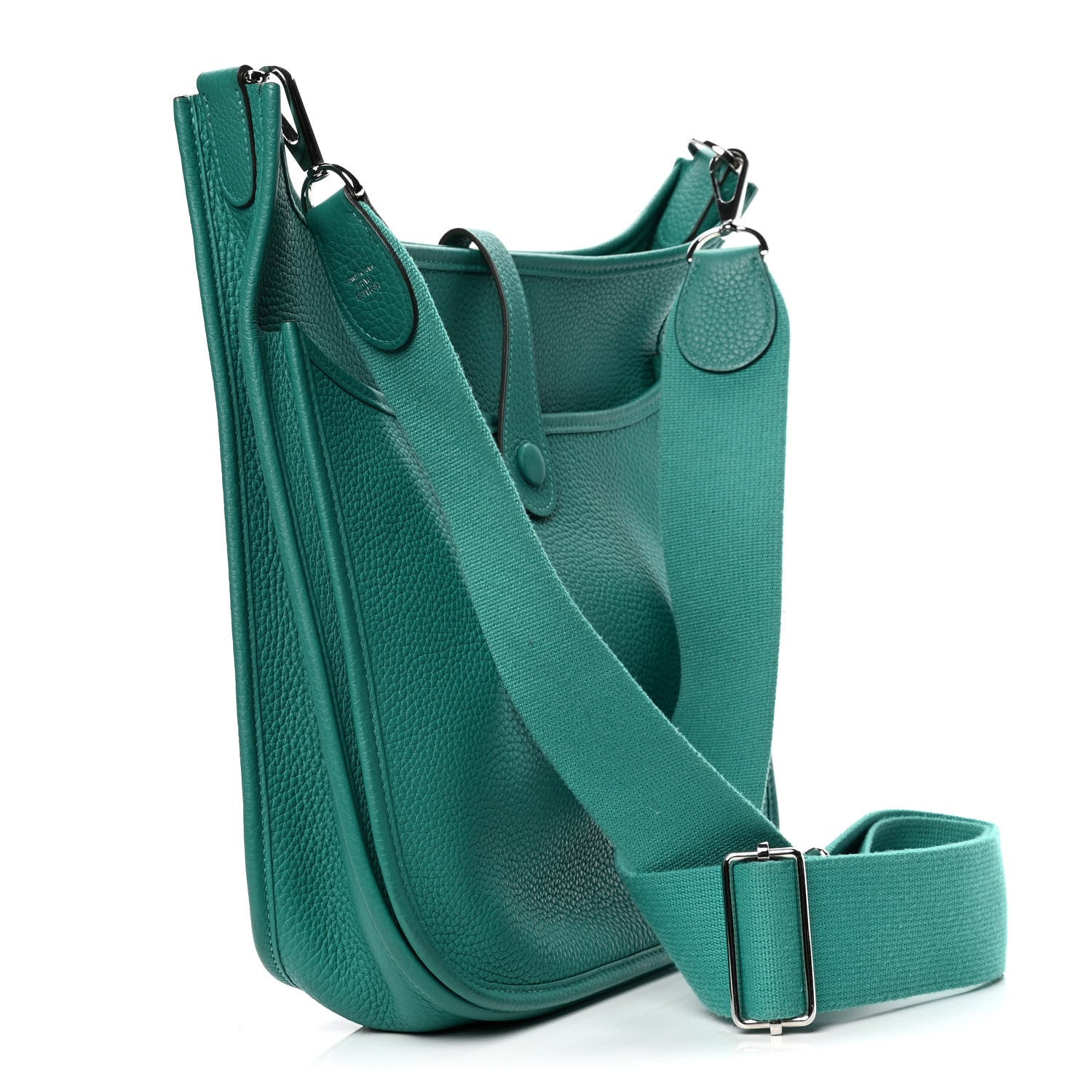 Hermes Taurillon Clemence Evelyne III PM Vert Verone 2 of 4