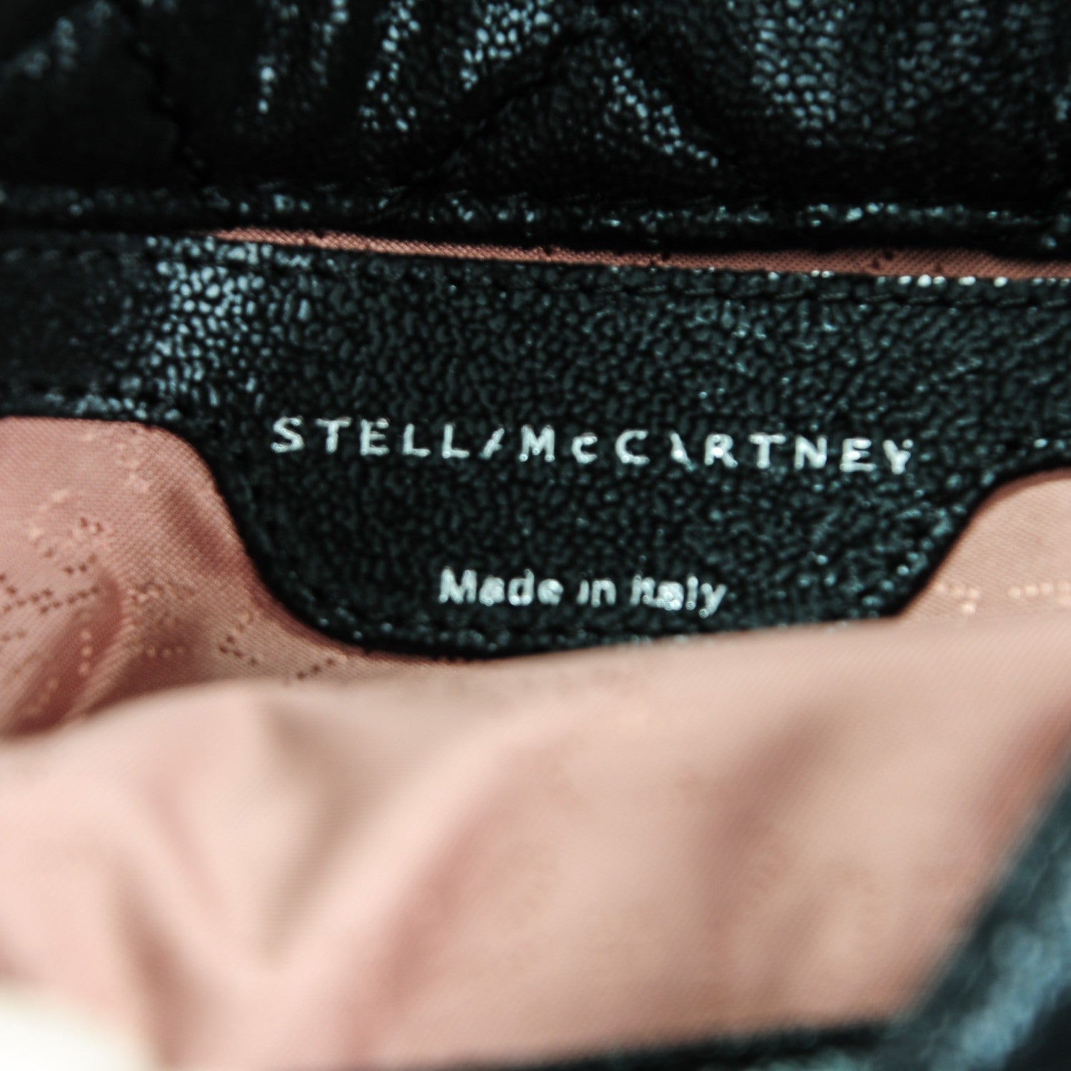 Stella McCartney Shaggy Deer Quilted Falabella Clutch Black 7 of 9