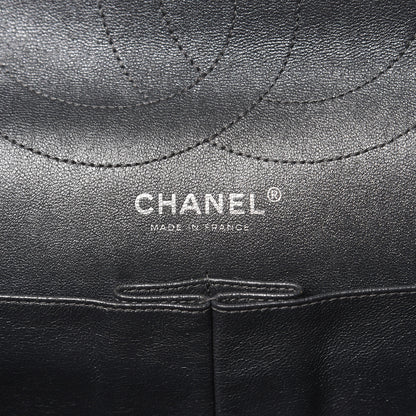 Chanel Metallic Aged Calfskin Quilted 2.55 Reissue 227 Flap Dark Silver 6 of 20