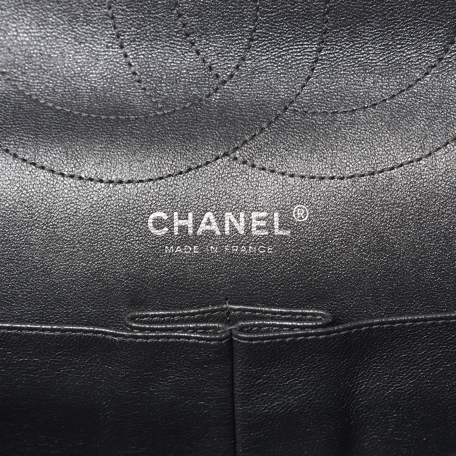 Chanel Metallic Aged Calfskin Quilted 2.55 Reissue 227 Flap Dark Silver 6 of 20