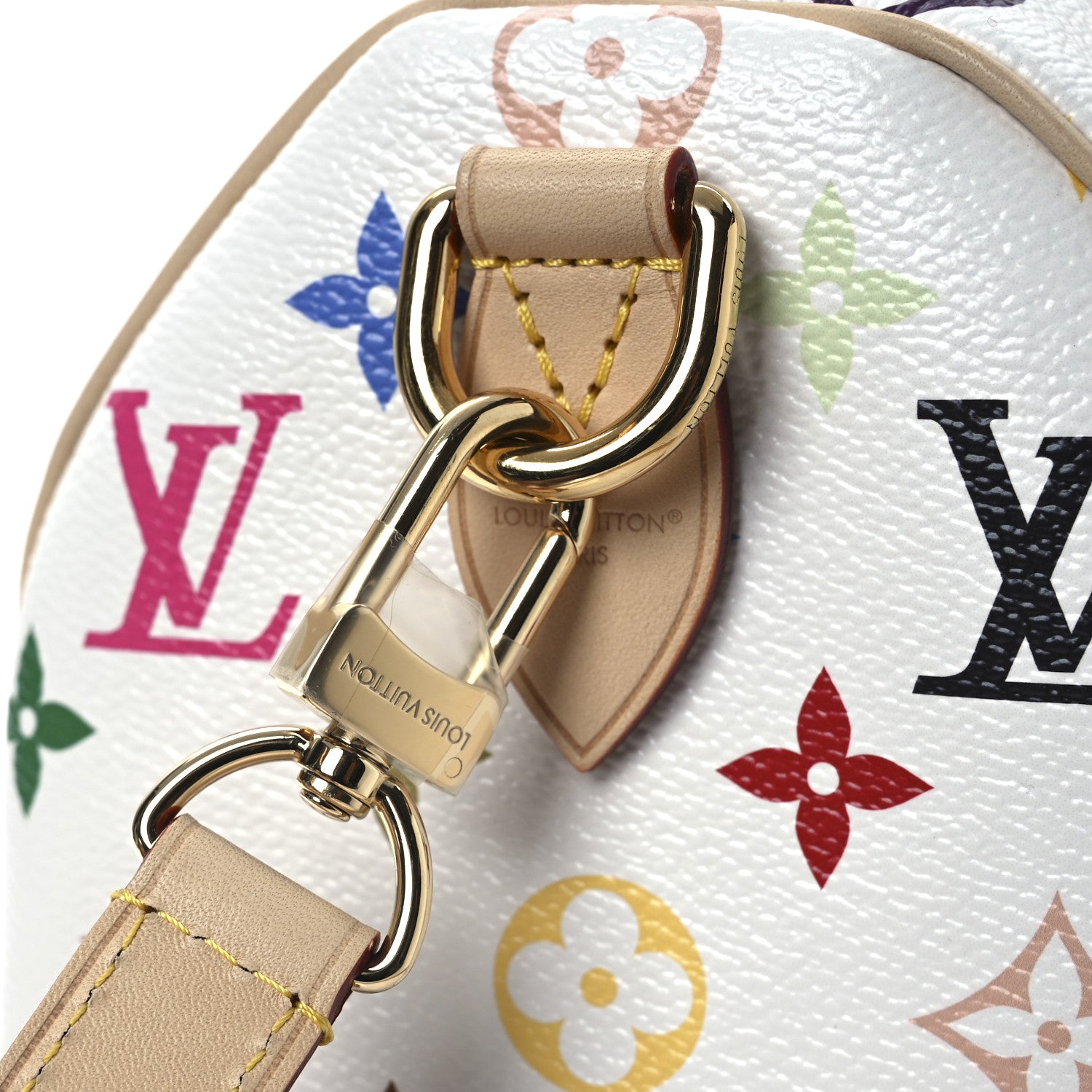 Louis Vuitton LV X TM Monogram Multicolor Speedy Bandouliere 25 White 10 of 12