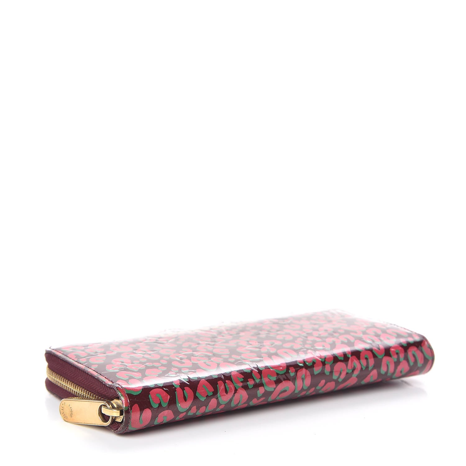Louis Vuitton Vernis Leopard Zippy Wallet Rouge Fauviste 4 of 8