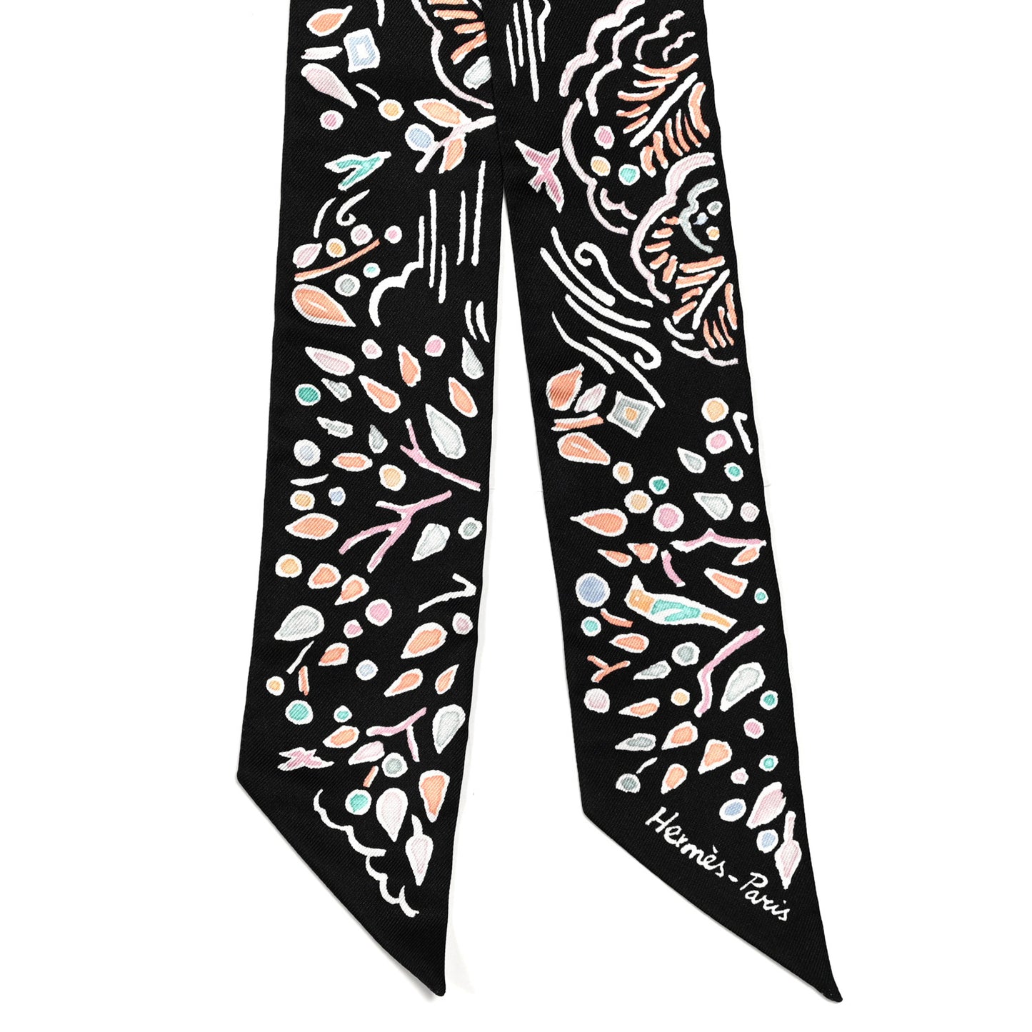 Silk Isola Di Primavera Twilly Black Vert Rose