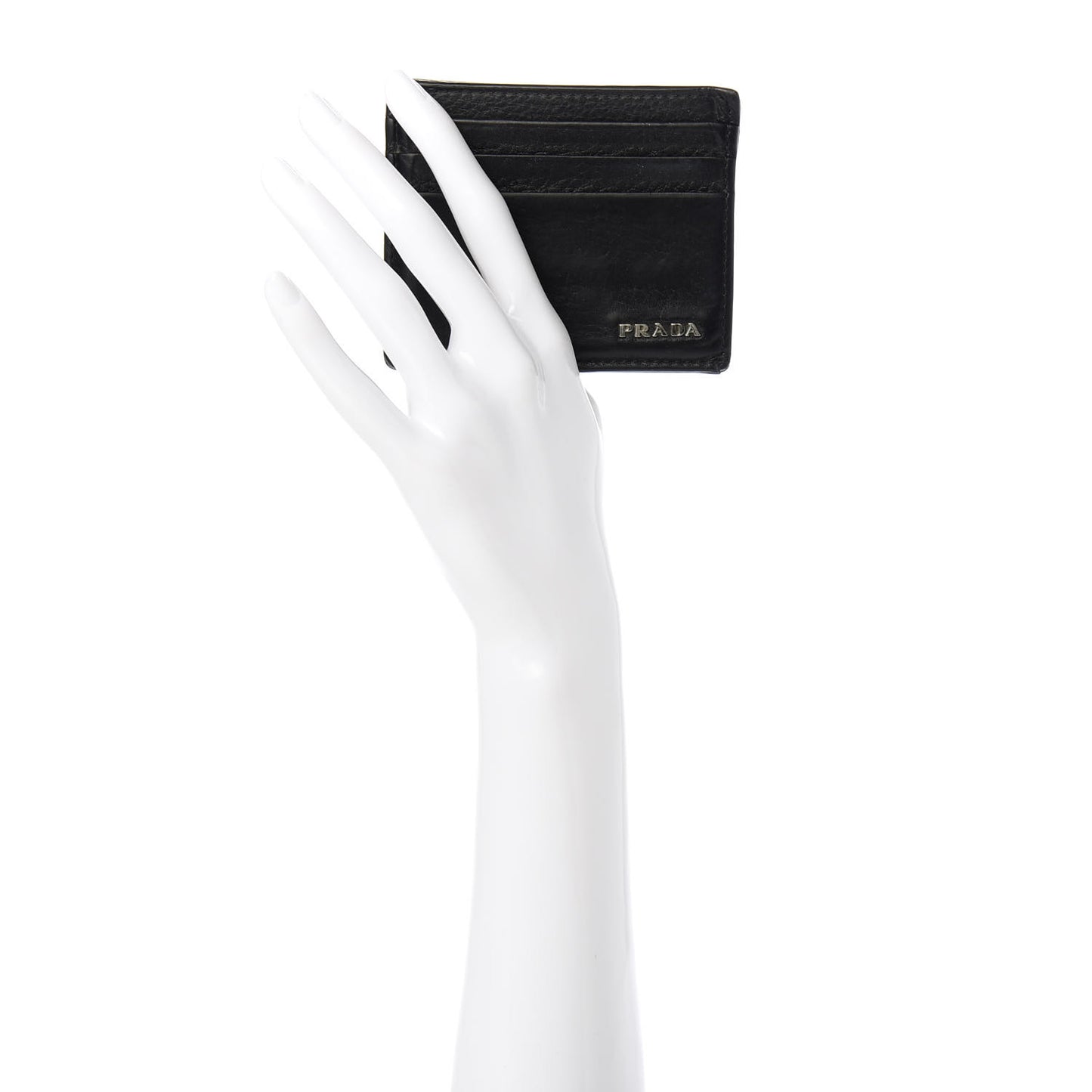 Vitello Grain Card Holder Black