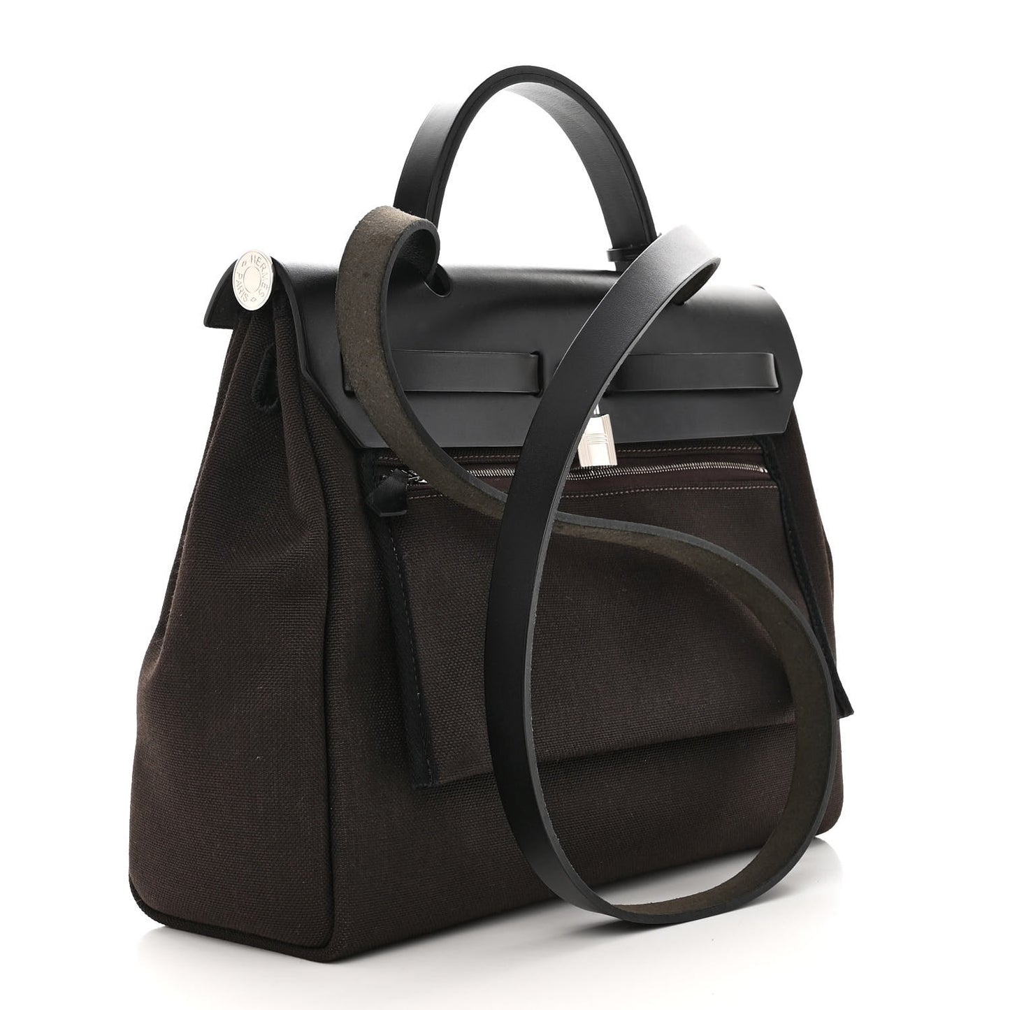 Military Toile Vache Hunter Herbag Zip Retourne 31 PM Black Ebene