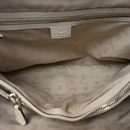 Gucci Monogram Medium Bamboo Bar Tote Off White 5 of 11