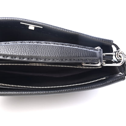 Fendi Cuoio Romano Selleria Mini Peekaboo Iconic Fit Satchel Black 4 of 4