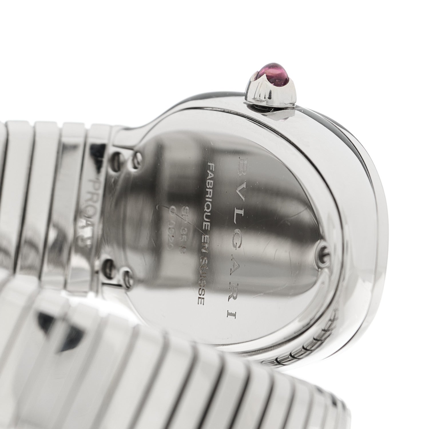 Bulgari Stainless Steel 35mm Serpenti Tubogas Quartz Watch 4 of 5
