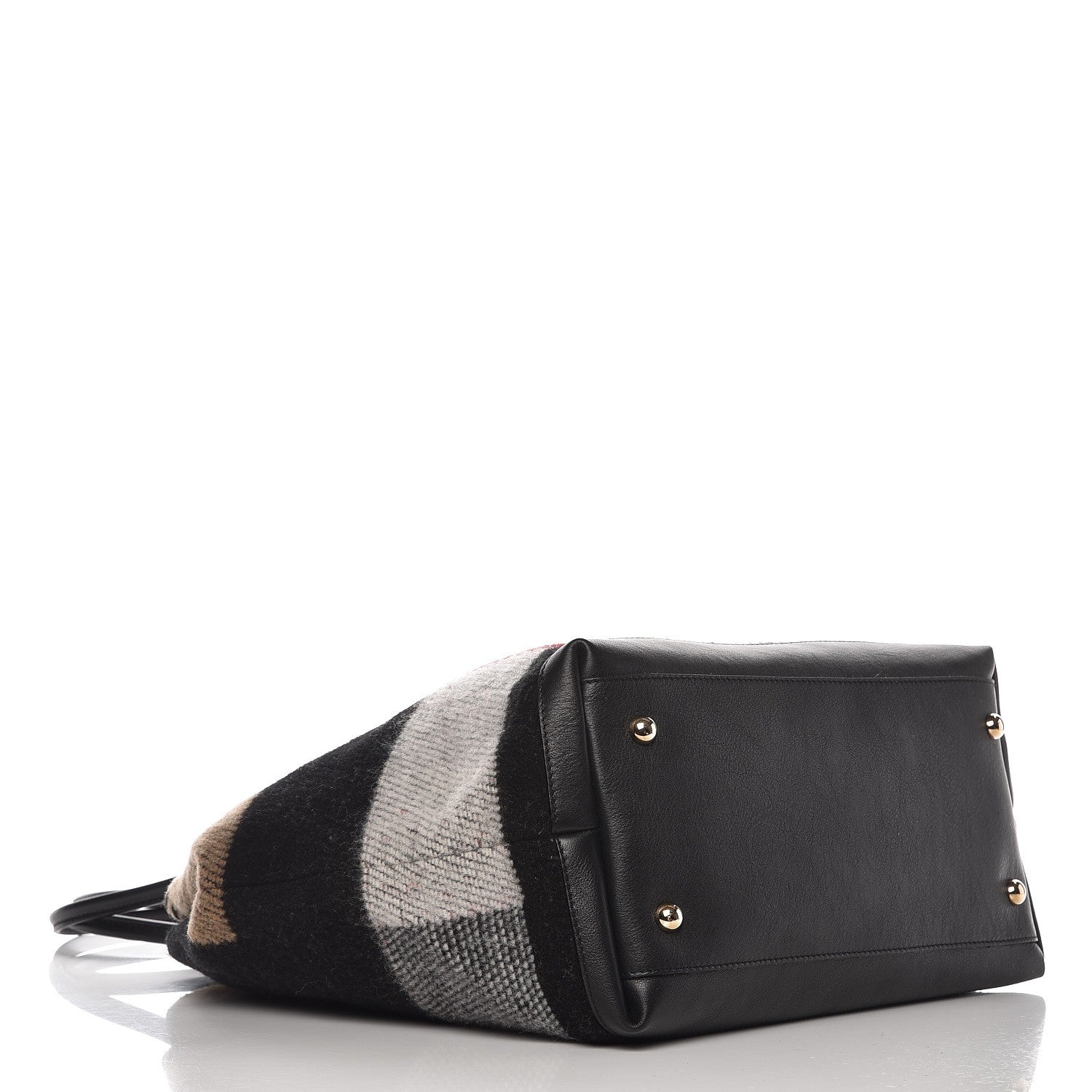 Burberry Brit Blanket Medium Lauriston Tote Dark Grey 4 of 8
