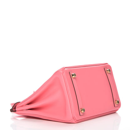 Hermes Swift Birkin 25 Rose Azalee 5 of 29