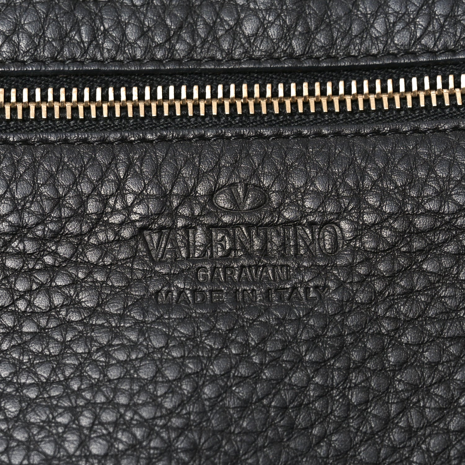 Valentino Garavani Pebbled Calfskin Medium Rockstud Tote Black 6 of 11