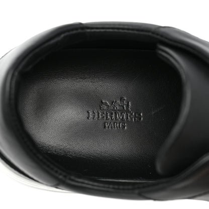 Hermes Calfskin Day Sneakers 37 Black 10 of 10