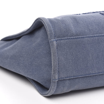 Chanel Canvas Sequin Small Deauville Tote Navy 8 of 10