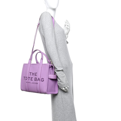 Marc Jacobs Grained Calfskin Medium The Tote Bag Regal Orchid 2 of 11