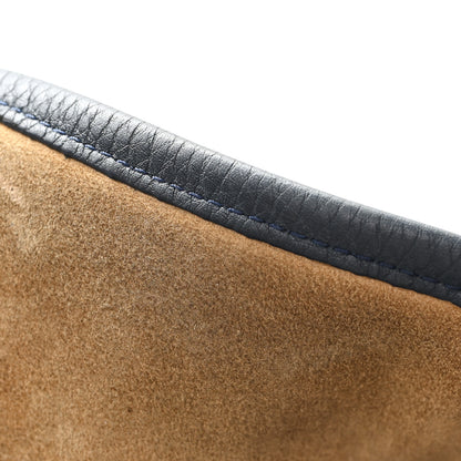 The Row Grained Calfskin Park Tote Three Navy 11 of 11
