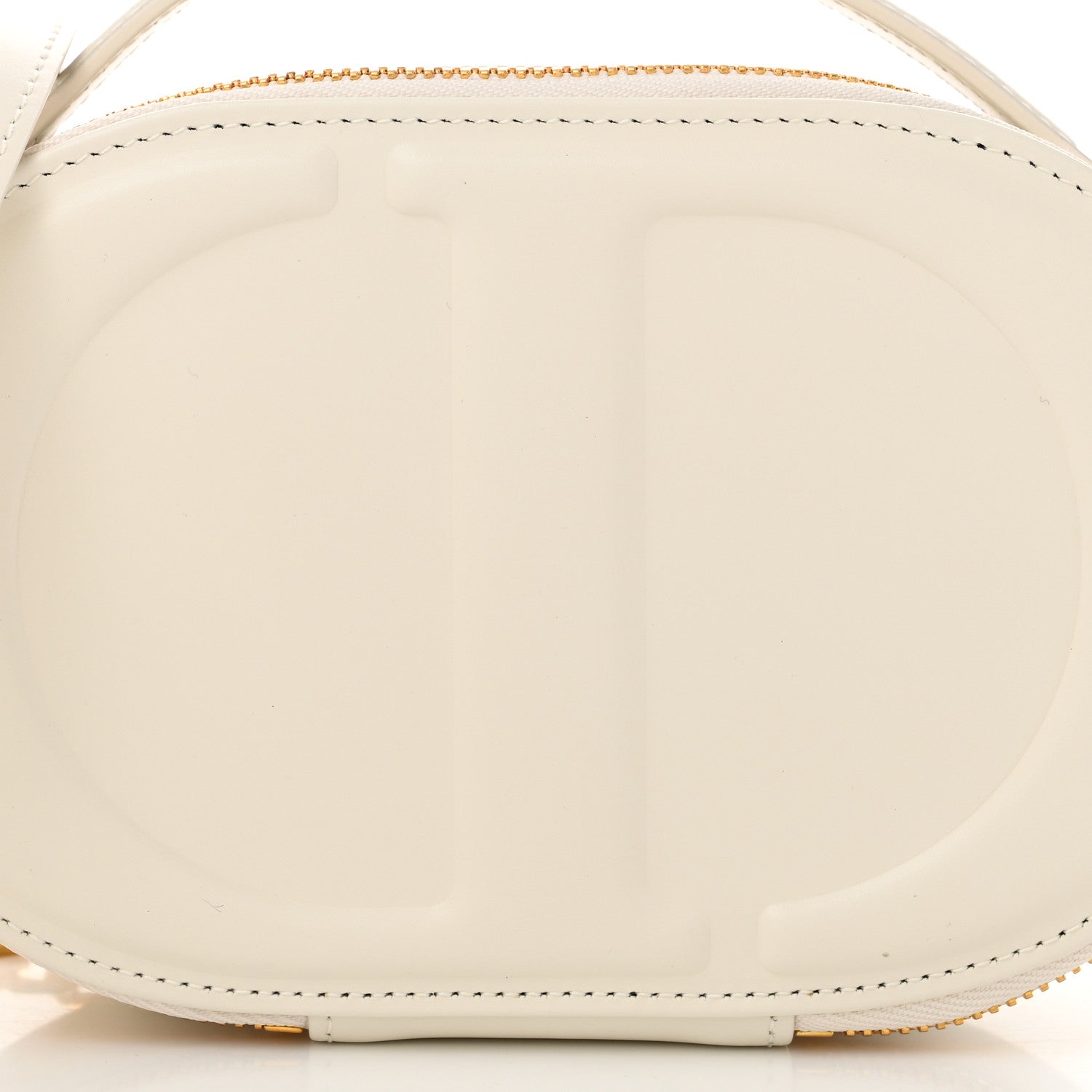 Christian Dior Calfskin CD Signature Oval Crossbody Camera Bag Latte 9 of 11