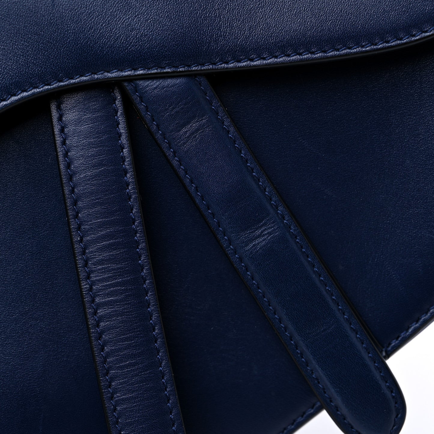 Calfskin Saddle Bag Blue