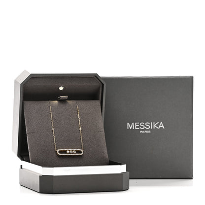 Messika 18K Yellow Gold Diamond Large Move Classic Pave Necklace 5 of 5