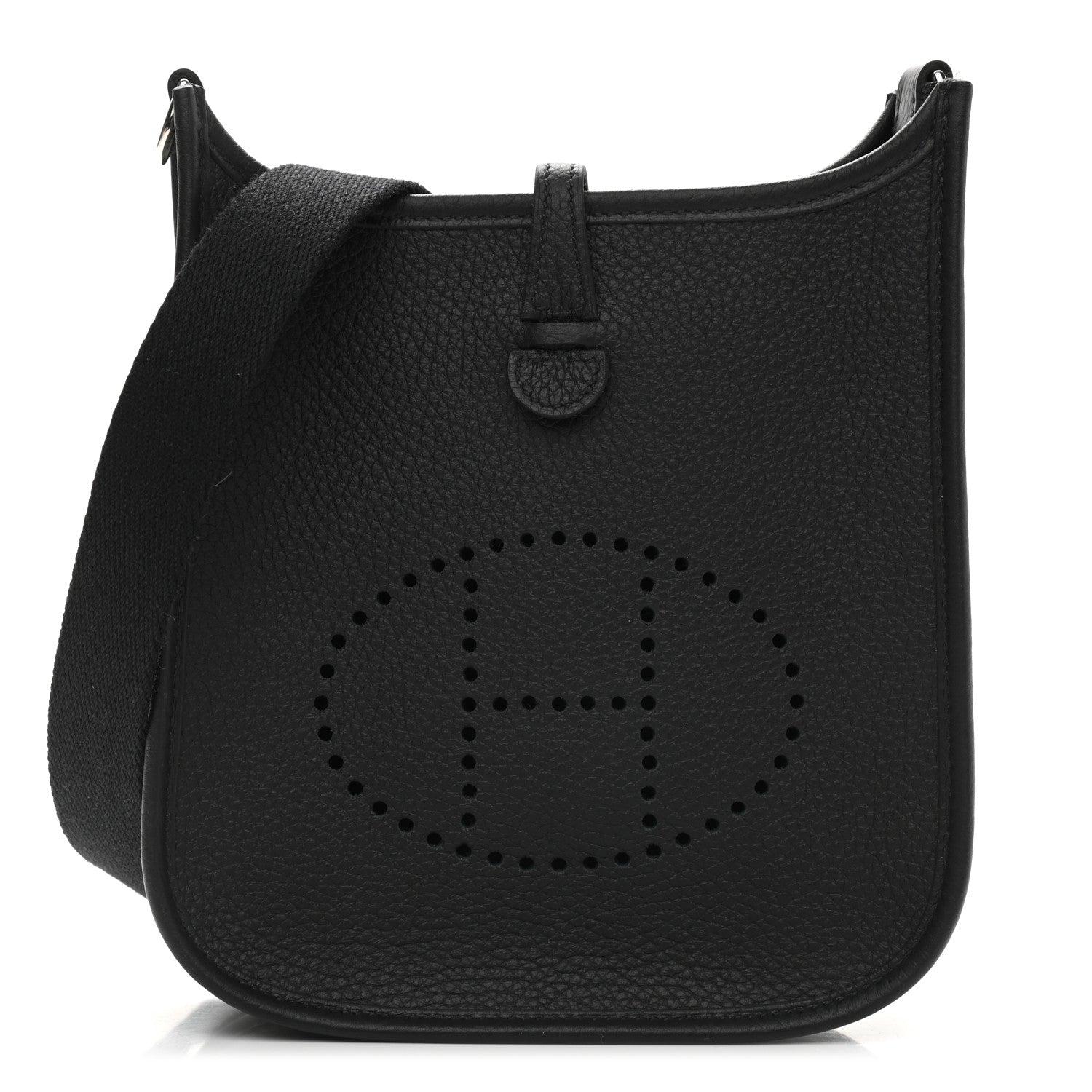 Hermes Taurillon Clemence Evelyne TPM Black 1 of 9