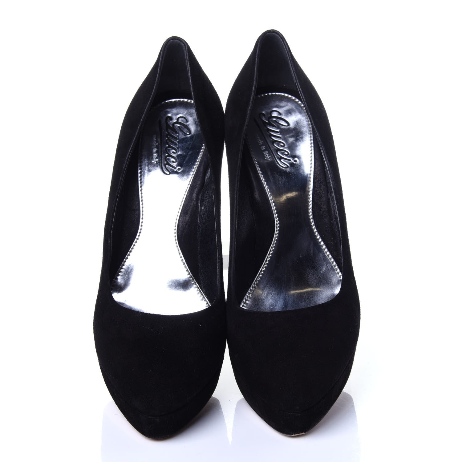 Gucci Suede Sofia Pumps 40 Black 5 of 15