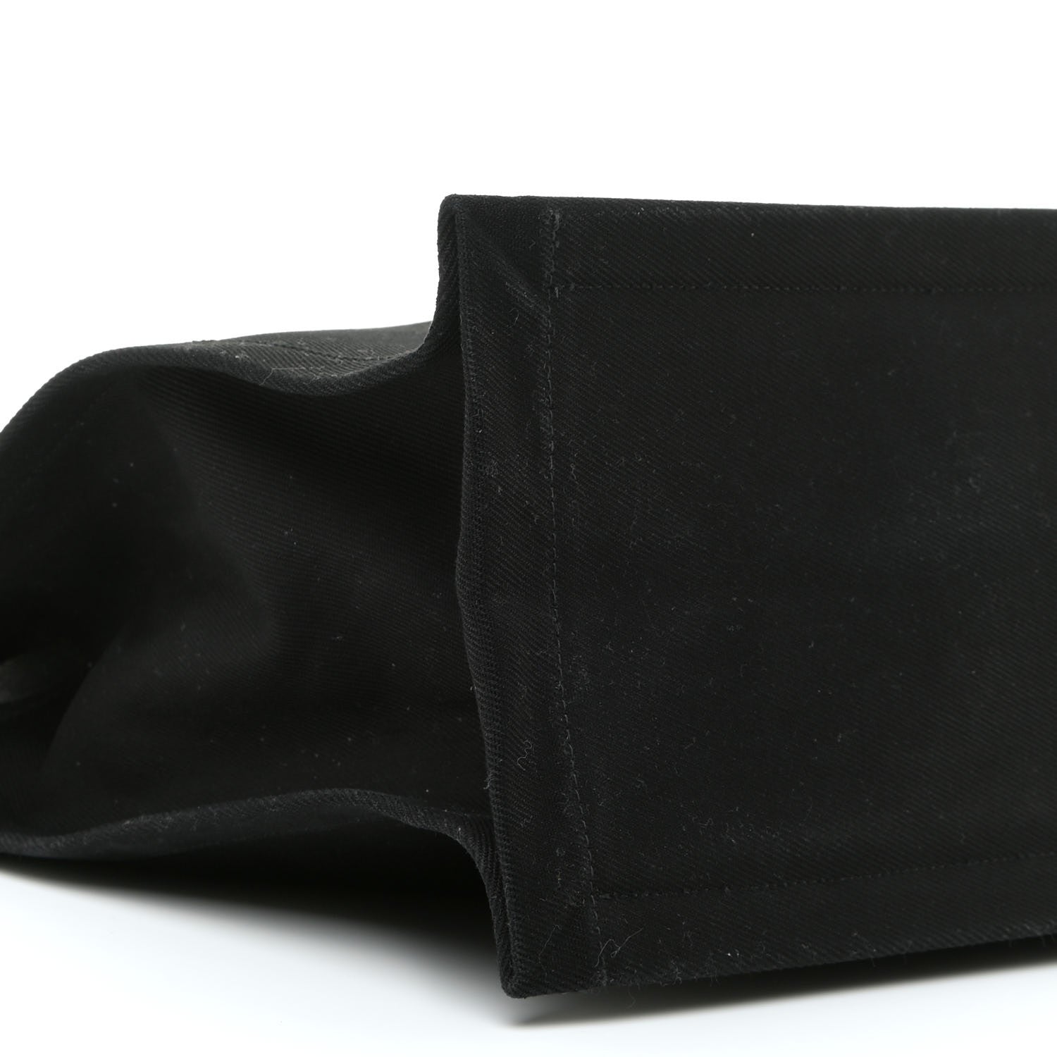 Saint Laurent Linen Calfskin Rive Gauche Tote Black 8 of 17