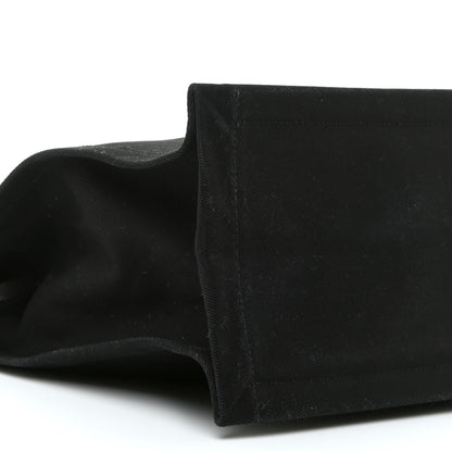 Saint Laurent Linen Calfskin Rive Gauche Tote Black 8 of 17