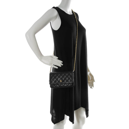 Chanel Caviar Quilted Wallet On Chain WOC Black 2 of 9